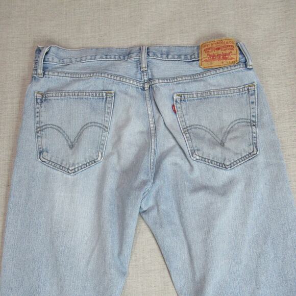 Vintage Levis 505 Jeans Mens 36x34 Blue Straight Fit Grunge Cowboy USA 90s Y2K - Picture 6 of 13
